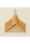 10 Pieces of Wooden Polished Natural Clothes Hangers Smooth Pack of 10 - 5