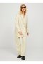 High Waist Comfortable Cream Women's Trousers12200674 - 2