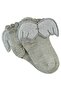 Angel Winged Socks for Girls 3-11 Years Old - Gray - 3