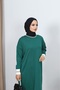 Mercerized Dress with Glitter Detail - 4
