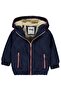 Hooded Welsoflu Pilot Coat for 2-5 Years - Navy Blue - 2