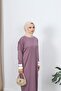Mercerized Dress with Glitter Detail - 3