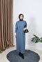 Mercerized Dress with Glitter Detail - 2