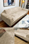Soft Washable Feather Stain Repellent 3 Seater Elastic Velvet Sofa Cover Sofa Cover Single