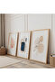 Minimal Balance Triple Wooden Painting Set with Wooden Frame - 2