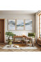 Wooden Framed Tranquil Horizons Triple Wooden Painting Set - 3
