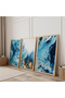 Ocean Breeze Triple Wooden Painting Set with Wooden Frame - 2