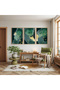 Wooden Framed Cool Flow Triple Wooden Painting Set - 3