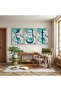 Wooden Framed Elif Lam Mim Triple Wooden Painting Set - 3