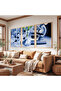 Wooden Framed Biology Triple Wooden Painting Set - 4