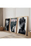 Wooden Framed Three-Piece Wooden Painting Set between Dream and Reality - 2
