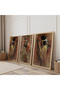 Wooden Framed Red Creek Young Lovers Triple Wooden Painting Set - 2