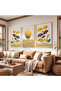Wooden Framed Fairy Tale Journey Triple Wooden Painting Set - 4