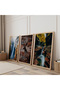 Wooden Framed Beauties of Nature Triple Wooden Painting Set - 2