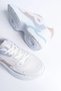 White Powder Women's Lace-Up Sports Shoes Sneaker 152Nav - 5