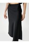 Women's Satin Surface Tok Fabric Midi Length Skirt - 3