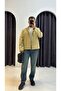 Buttoned Boxy Fit Trench Coat - 3