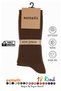 Winter Women's Socks Dark Brown Suitable for Daily Use Woolen Home Socks - 4