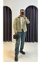 Buttoned Boxy Fit Trench Coat - 3