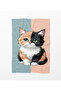Cute Cat Kitty Fleece Tv Blanket Polar Soft Blanket - 5