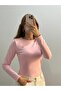 Pink Fleece Inside Slim Fit Long Sleeve Bodysuit for Autumn, Winter Body123 - 2