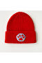 Red Wool Beanie Cat Dog Paw Animal Punch Christmas Gift - 2