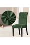 Silk Velvet Chair Cover, Chair Cover, Elastic, Standard 1 Piece Velvet Chair Cover - 2