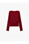 Cotton Long Sleeve Crew Neck Slim Fit Basic T-Shirt - 4