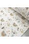 100% Cotton Baby Kids Elastic Bed Sheet 70X110 Brown Rainbow