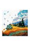 Wooden Puzzle - Van Gogh Wheat Field with Cypresses Reproduction - 353 Pieces, 29X29 cm - 4