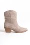 Women's Mink Matte Short Cowboy Boots - 5