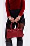 Bellagio Burgundy Elegant and Stylish Hand and Shoulder Bag - 2