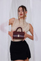 Grace Burgundy Elegant and Stylish Gold Accessory Hand and Shoulder Bag - 3