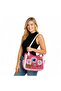 Crochet Knitted Flower Detailed Shoulder Bag, Handmade Custom Design Bag - 3