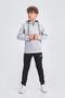 Unisex Hooded Dalkgıç Fabric Tracksuit Set Athletic Esf2242