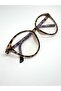 Dina Leopard Print Glass Changing Popular Cat Eye Blue Light Protection Glasses | 49 Ekartman - 2