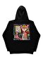 Lenithra Pink Panther Back Printed Unisex Oversize Black Hoodie - 5