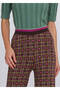 Jacquard Patterned Knitwear Trousers - 7
