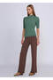 Jacquard Patterned Knitwear Trousers - 6