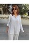 Muslin Collar Shirt Gray