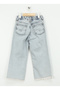 Maldives Acid Blue Normal Bel Light Blue Girl's Denim Pants 242 Lcg 121001 - 2