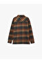Regular Fit Long Sleeve Buttoned Classic Collar Lumberjack Shirt - 3