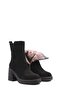 Genuine Leather Fur Women's Thick Heeled Boots 217Kza0657-03 - 5