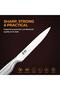 Premium 5-Inch Utility Knife Stainless Steel Blade with Sharp Edge & Ergonomic Handle - 5