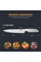 Premium 8-Inch Chef's Knife Sharp Stainless Steel Blade with Ergonomic Handle - 3