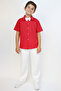 Boy's Santino Red Shirt White Pants Bow Tie Bottom Top Set October 29 Show Outfit - 3
