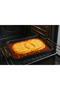 2 Pieces (36 and 26*37 cm) Black Glossy Enamel Round and Square Oven Tray Set - 5