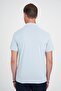 Men's Comfort Fit Modal Blend Short Sleeve Casual Blue Polo Neck T-Shirt Ts 903 - 5