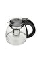 Perotti Heat-Resistant Glass Teapot with Strainer, Herbal Infuser, 1500ml - 2