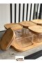 6-Piece Glass Breakfast Set with Bamboo Lid 13 Pieces M-0003 - 3